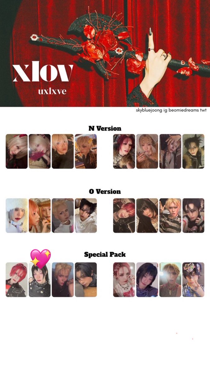 _RuiLoader_sa's tweet photo. 【トレカ交換】
 「UXLXVE」Special Pack

［譲］HEAT CARD→ヒョン？ｶﾅ😅
　　　トレカ→ハル
　　　FILM KEYRING→ヒ���ン

［求］同種ルイ（トレカは💖ルイ希望）

郵送希望
お気軽にリプ/DMお願いします🙇‍♀️

💿通常盤のトレカ交換も是非☺️

#交換 #XLOV #엑스러브 #RUI #루이 #UXLXVE #SpecialPack https://t.co/xHVXopHZfy