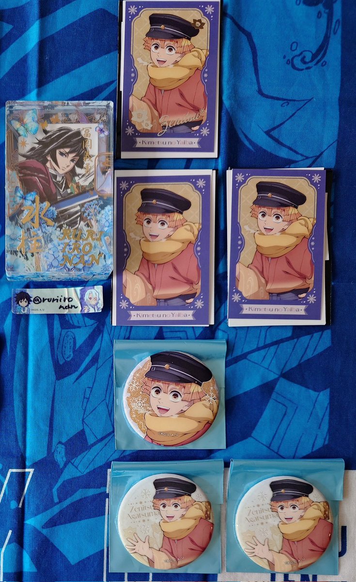 交換/譲渡】鬼滅 ufotable AGF 2025 Early Winter 缶バッジ チェキ風