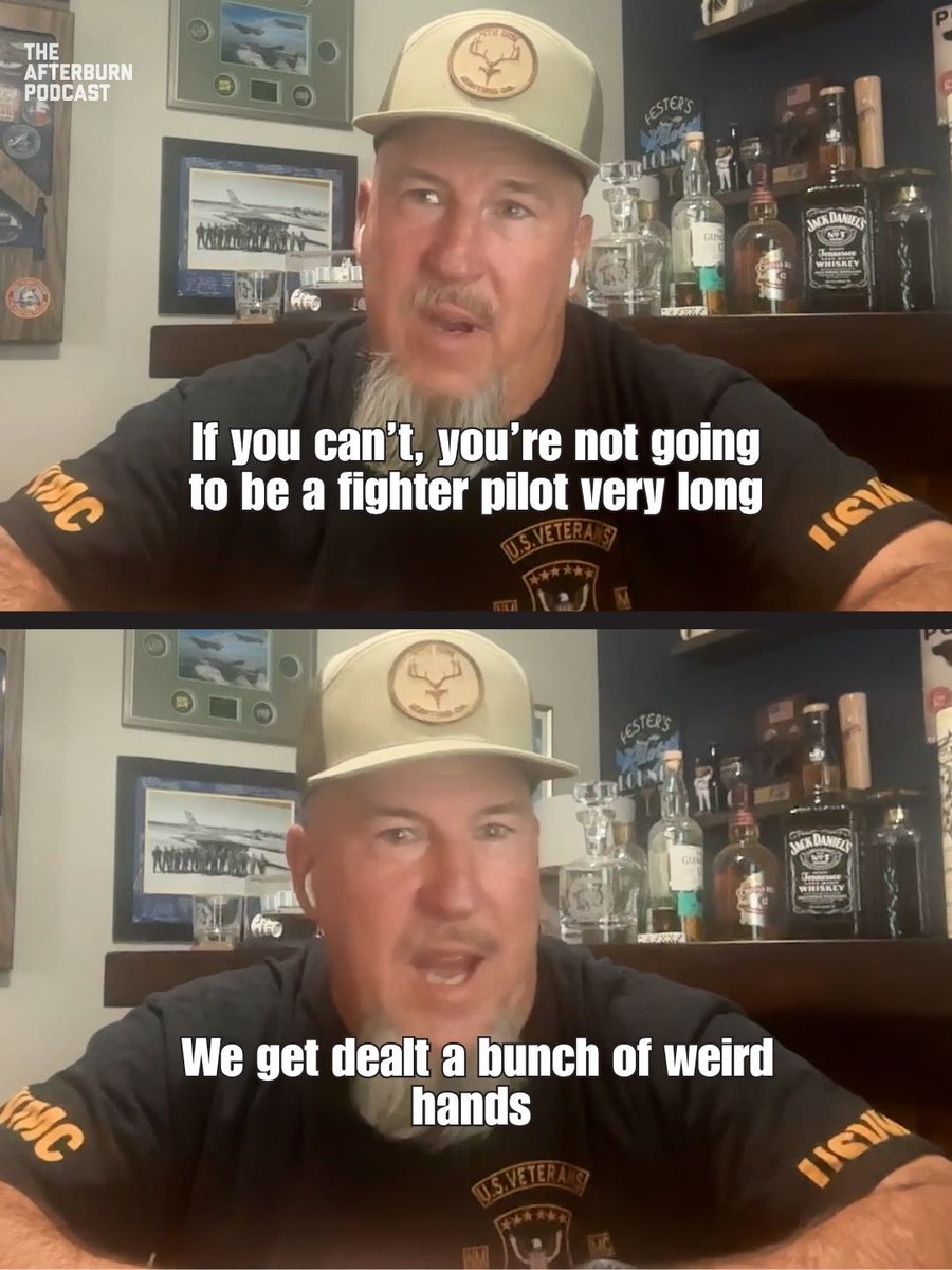 AfterburnPod's tweet image. &quot;Fester&quot; shares a simple fact of what it takes to be a fighter pilot. From episode 139 @afterburnpodcast

full episode: youtu.be/9FgK_PT8AKg

#fighterpilot #podcast #militarypodcast #usaf

@rainwaters27