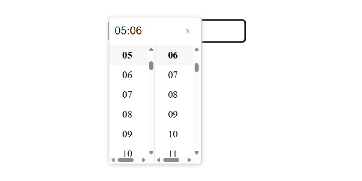 ajaypatel_aj's tweet image. 6️⃣ 𝗥𝗲𝗮𝗰𝘁 𝗧𝗶𝗺𝗲 𝗽𝗶𝗰𝗸𝗲𝗿 (𝗠𝗶𝗻𝗶𝗺𝗮𝗹)

⭐ 𝗙𝗲𝗮𝘁𝘂𝗿𝗲𝘀:-

🧩 Modern, clean time input with precise minute and second control.
💼 Professional and easy to integrate into any web app.
🎯 Ideal for teams focusing on efficiency and simplicity.