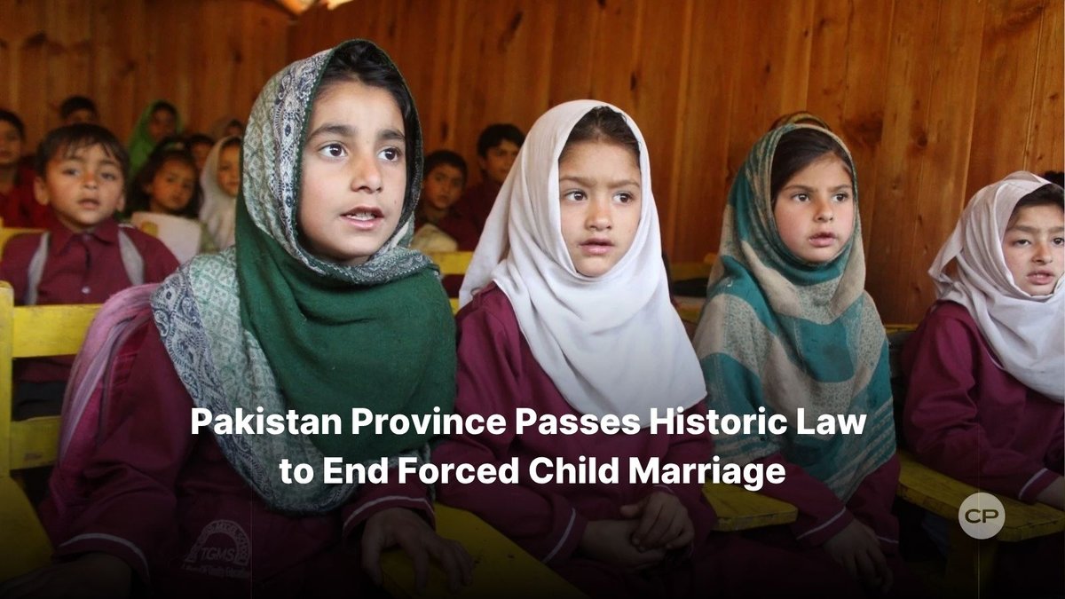 ChristianPost's tweet image. Balochistan has banned child marriage under 18 after tense debate—a huge win for girls’ rights and childhood safety in Pakistan despite opposition’s “un-Islamic” claims.  
#EndChildMarriage #ProtectOurGirls #Balochistan #JusticeForChildren
🔗 dlvr.it/TPKMtW