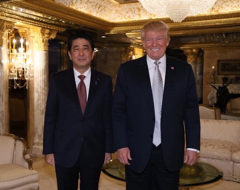 9 YEARS AGO TODAY, PRESIDENT TRUMP AND THE LEGENDARY PRIME MINISTER SHINZO ABE AT TRUMP TOWER…

🙏🇺🇸🇯🇵