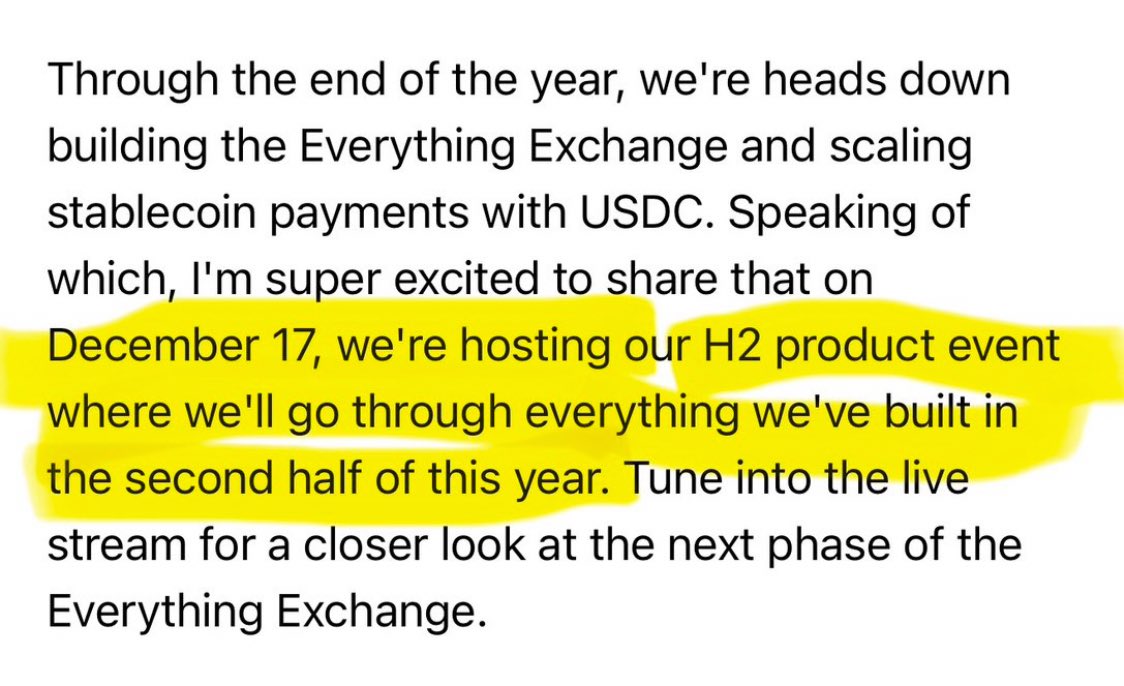 ohdndy's tweet photo. > coinbase earnings call transcript mentioned about dec 17
> market speculate about..

🎲 base token / ICO
🎲 @baseapp public access 
🎲 @zora acquisition 

which one do you think will happen? 

make your prediction below 👇 https://t.co/xWX1TGCDlr