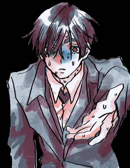潰れた部分