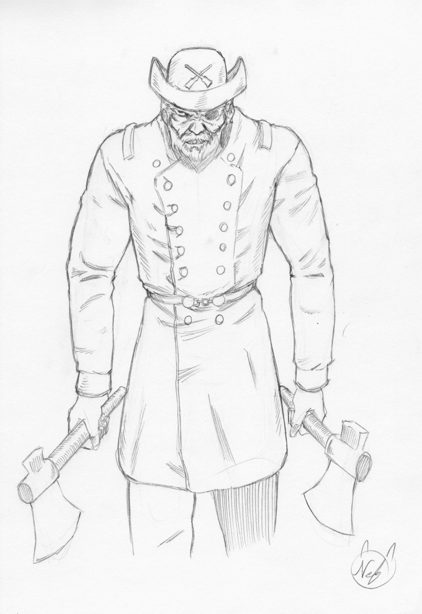 Little sketch commission for <a href="/wondercrater/">The Wandering Creative</a> 

His character, Eli~

Thank you kindly!