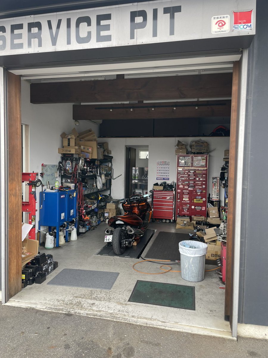 バイク動きます。大丈夫です！準備できてます。