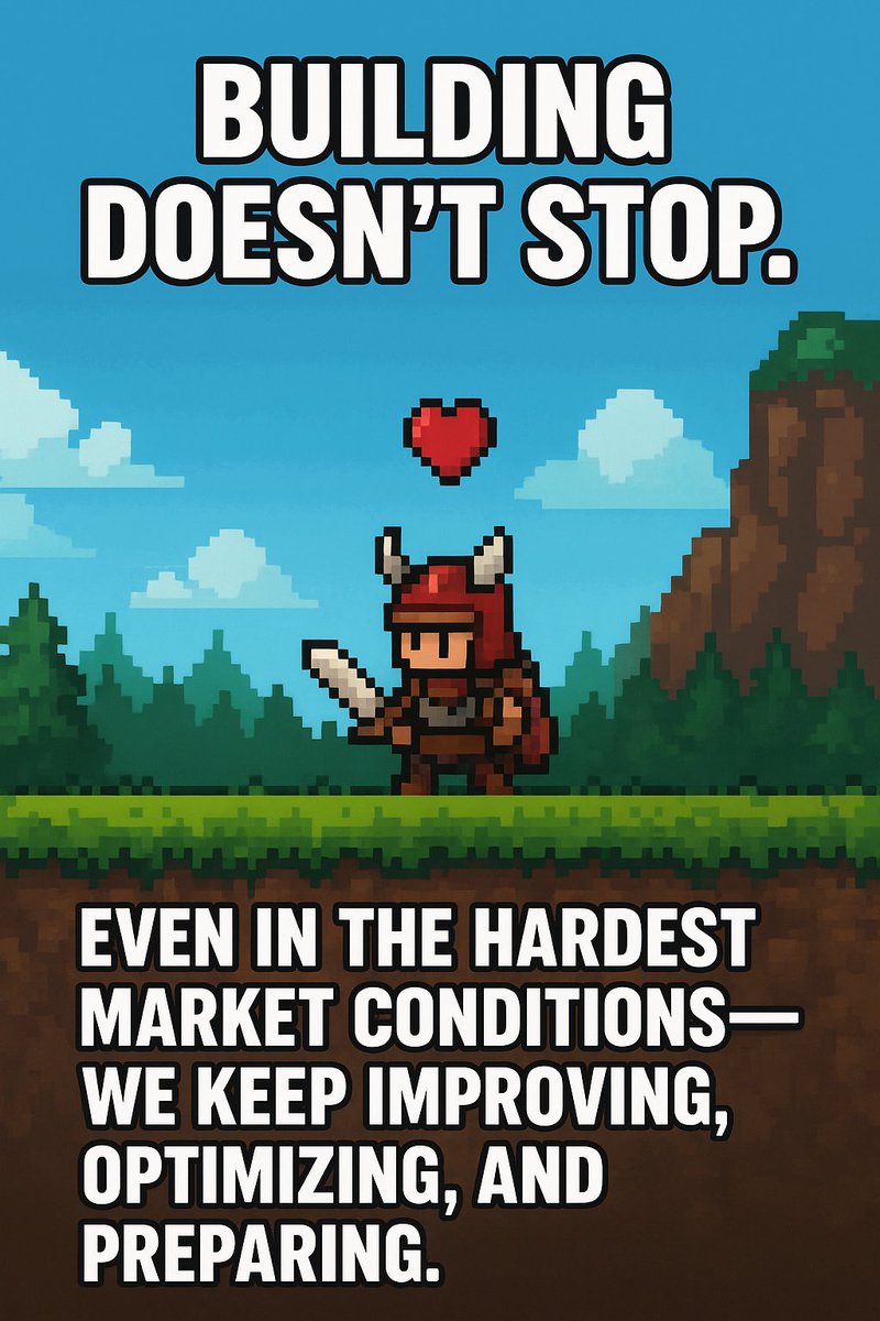 metarrior's tweet image. Bear market? No- We call Build Market
#Metarrior #Web3Game #AIgame #MetaFe