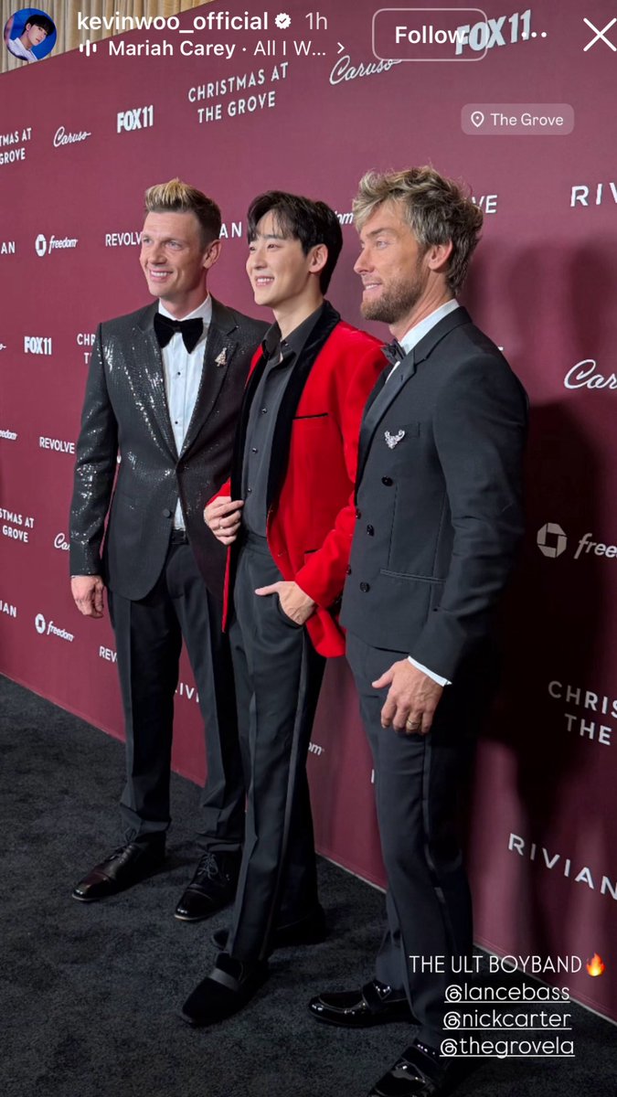 WHOTheBckstreet's tweet image. THIS JUST IN: @nickcarter hitting the red carpet with Kevin Woo from KPop Demon Hunters makes him the COOLEST obviously 💅