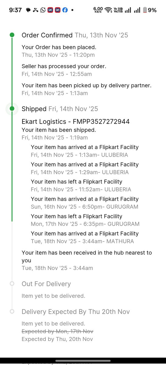 TheMayankGoyal's tweet photo. @AmreliaRuhez @flipkartsupport A similar thing is happening with me..... https://t.co/44KRSOXwhy