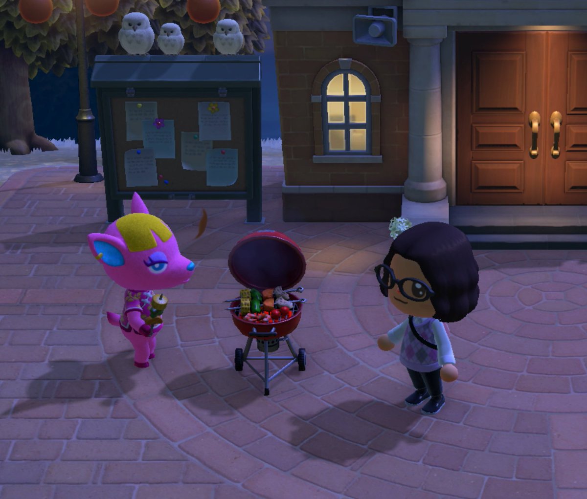 I'm so jealous of my villagers. They get to put items down at the plaza and don't have to have a job to pay bills. SO JEALOUS! #AnimalCrossingNewHorizons