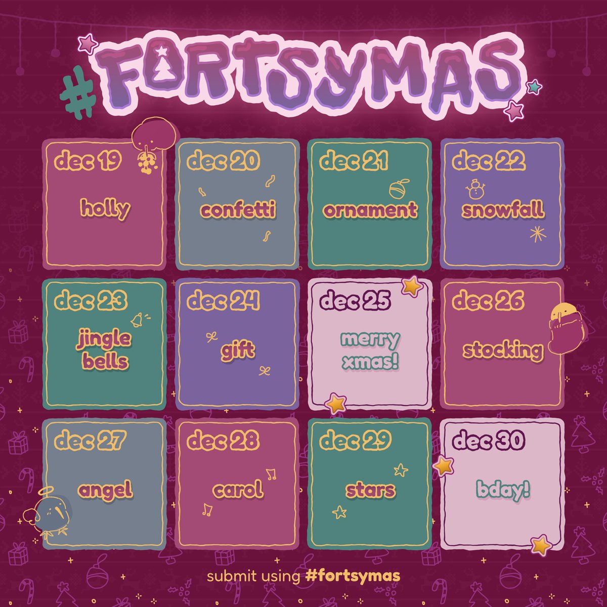 03cde1fc's tweet image. wow!!!! #fortsymas prompts!!!!! on twitter too? no way!!!