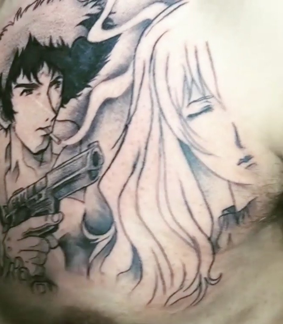 SimpSpiegel's tweet image. Cowboy Bebop - Spike Spiegel x Julia 🌹       
credit: martin_takeshi
#CowboyBebop #SeeYouSpaceCowboy 
#SpikeSpiegel #JuliaCowboyBebop 
#SpikexJulia #JuliaxSpike #spikejulia 
#ジュリア #スパイク·スピーゲル 
#カウボーイビバップ