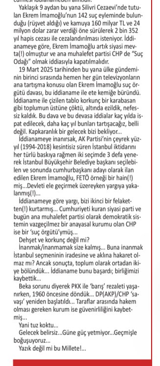 Gelecek belirsiz...Güne güç yetmiyor...Geçmişle boğuşuyoruz... 
Yazık değil mi bu Millete!...