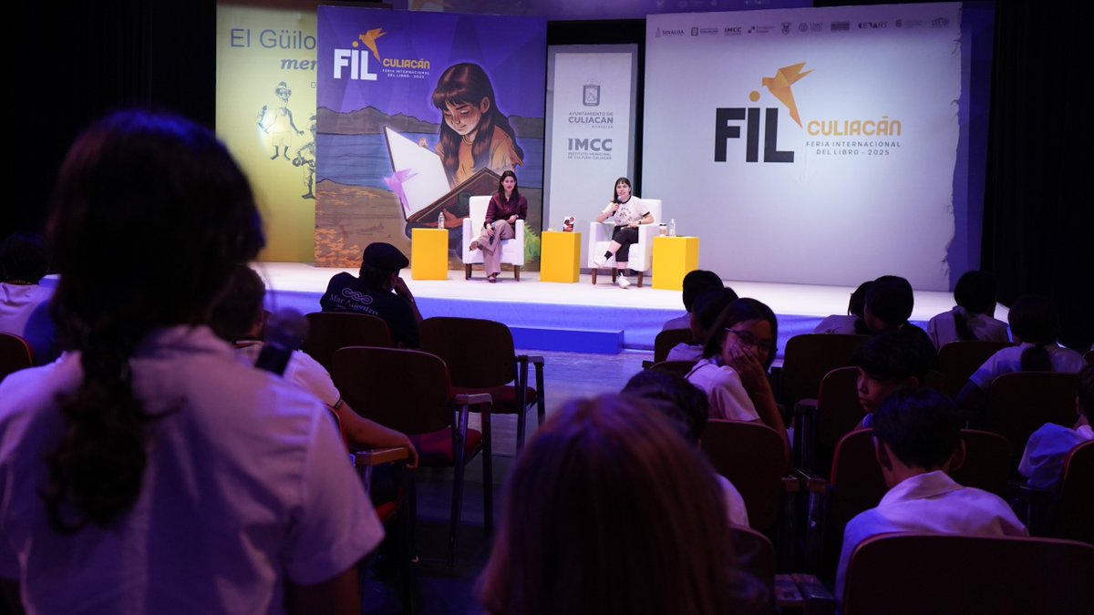 No puedo explicar el PLACER que fue la #FILCuliacán. Qué público tan diverso y buenísima onda. Top momentos: les adolescentes participando muchísimo y luego que llegaran a mi hotel para firmar libros. Estoy conmovida. 🥹🍅📖