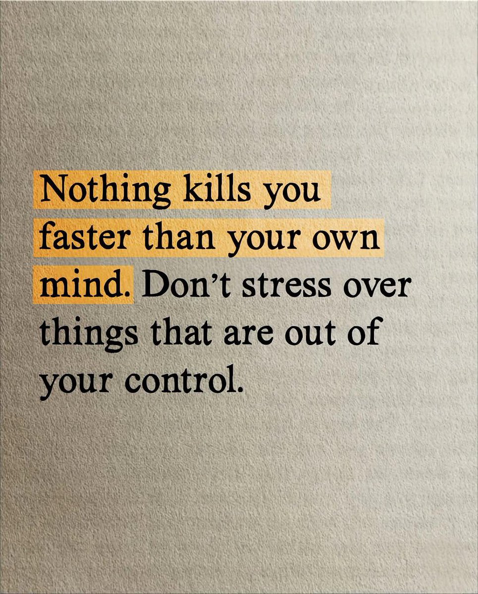 “Nothing kills you faster than your own mind.” Pikiran kita sering jadi musuh terbesar diri sendiri.

Overthinking, khawatir berlebihan, dan memikirkan hal-hal di luar kendali kita itu benar-benar meracuni hari-hari kita perlahan.