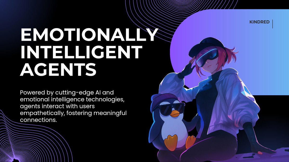 anonymoussphil's tweet image. Gm CT legends

Another good day to take a deeper look at Kindred

creating a world where technology actually supports meaningful connections and not just tasks

with TGE and the iNFTs around the corner, emotionally intelligent agents are about to enter the industry in a real way…