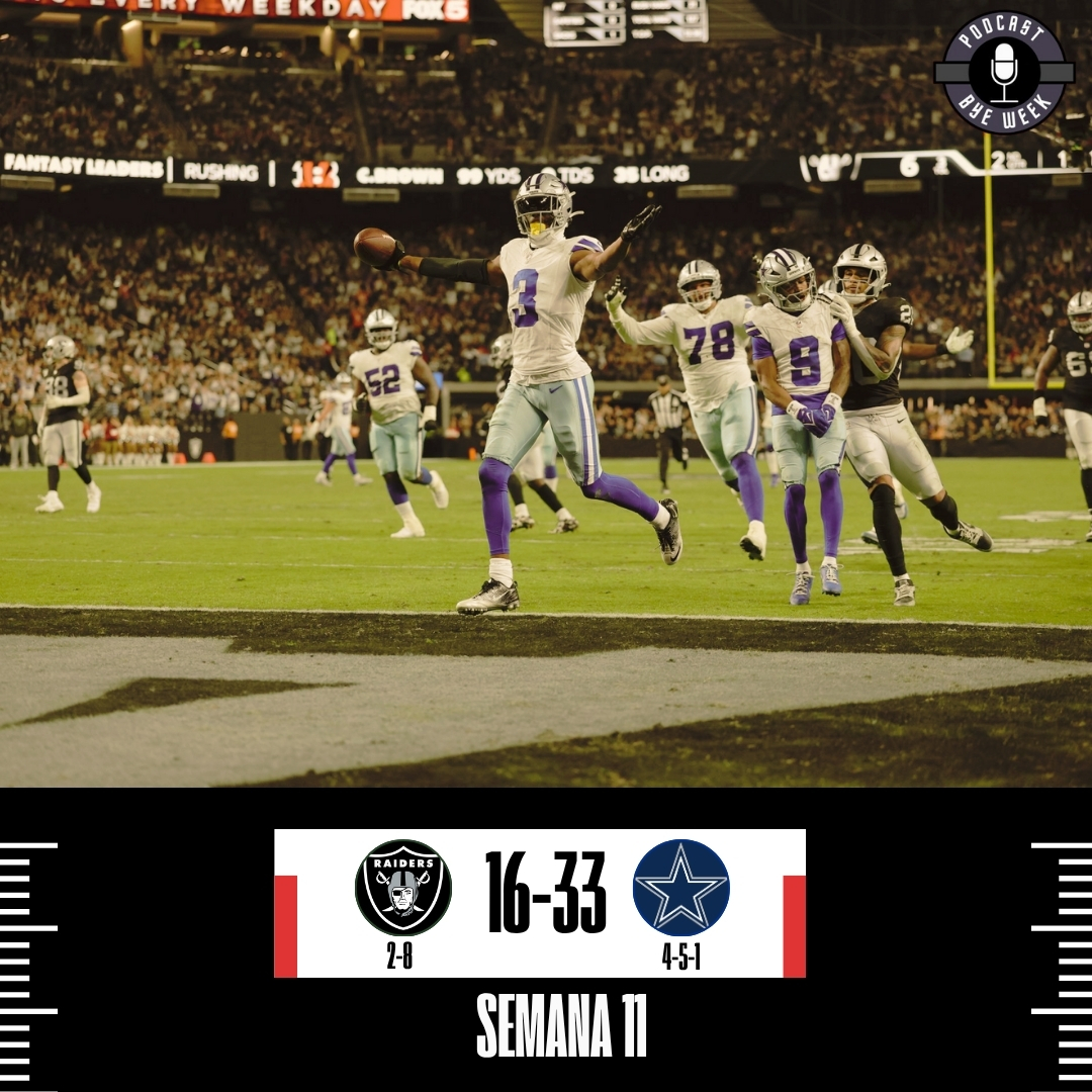 Dak lanzó 4 pases de anotación en Las Vegas y Dallas vuelve a la victoria.

#DallasCowboys #NFLScores #MNF