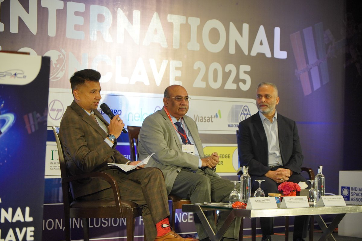 ISpA_India's tweet image. “Fuelling Space Innovation: Economic Drivers and Funding Mechanisms” - insightful opening discussion setting the tone for the day. #ISC25