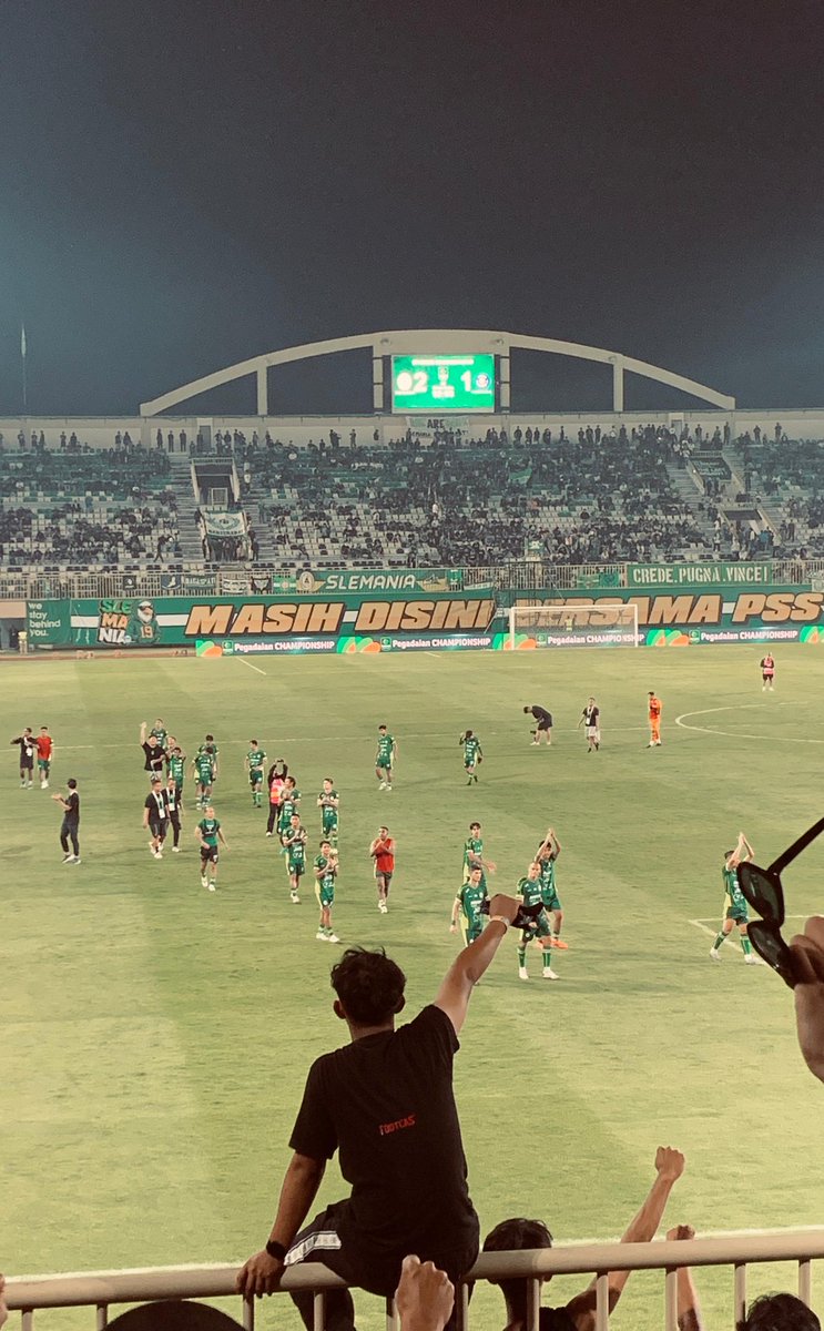 Through the highs and the lows, our voices will echo in Maguwoharjo. Singing loud, standing proud. For the glory of the Super Elja 💚 🦅