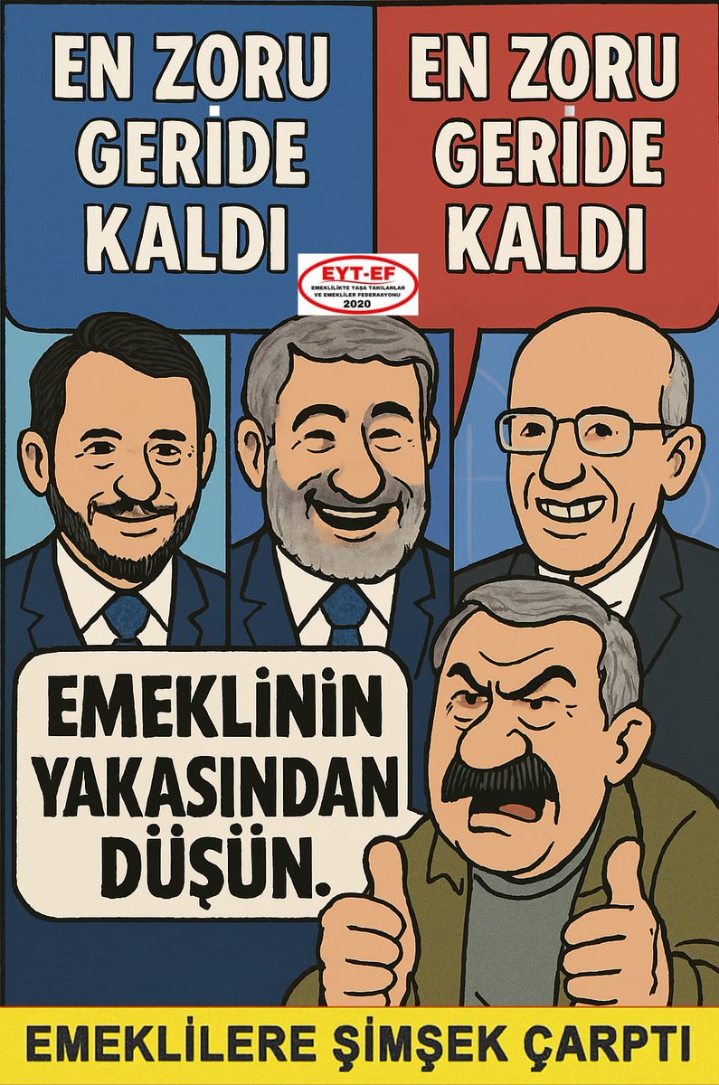 EmekliVeOfkeli3's tweet photo. @szctelevizyonu #Günaydın @iremsansak
Bir hükümetin en temel sorumluluğu
ömrünü ülkesine adamış #Emekli'sine çalışanına sahip çıkmaktır
Ancak bu hükümet emeklisine bakmıyor
Çünkü yıllarca ödenen primleri ve biriken emeği Görmüyorlar
Hep sabır diliyor
#enzoru artık
#EmeklisineBakmayanHükümet var https://t.co/geV0mVT5Zu
