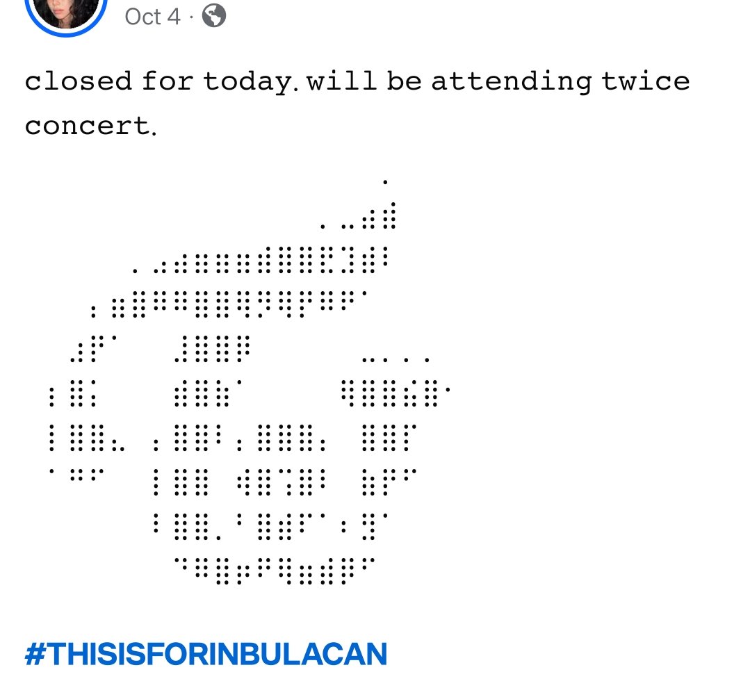 chaestraw02's tweet photo. magsasarado talaga para sa twice concert!

me with my small educ services last october 4 as well: https://t.co/Ls0k3WJNAK