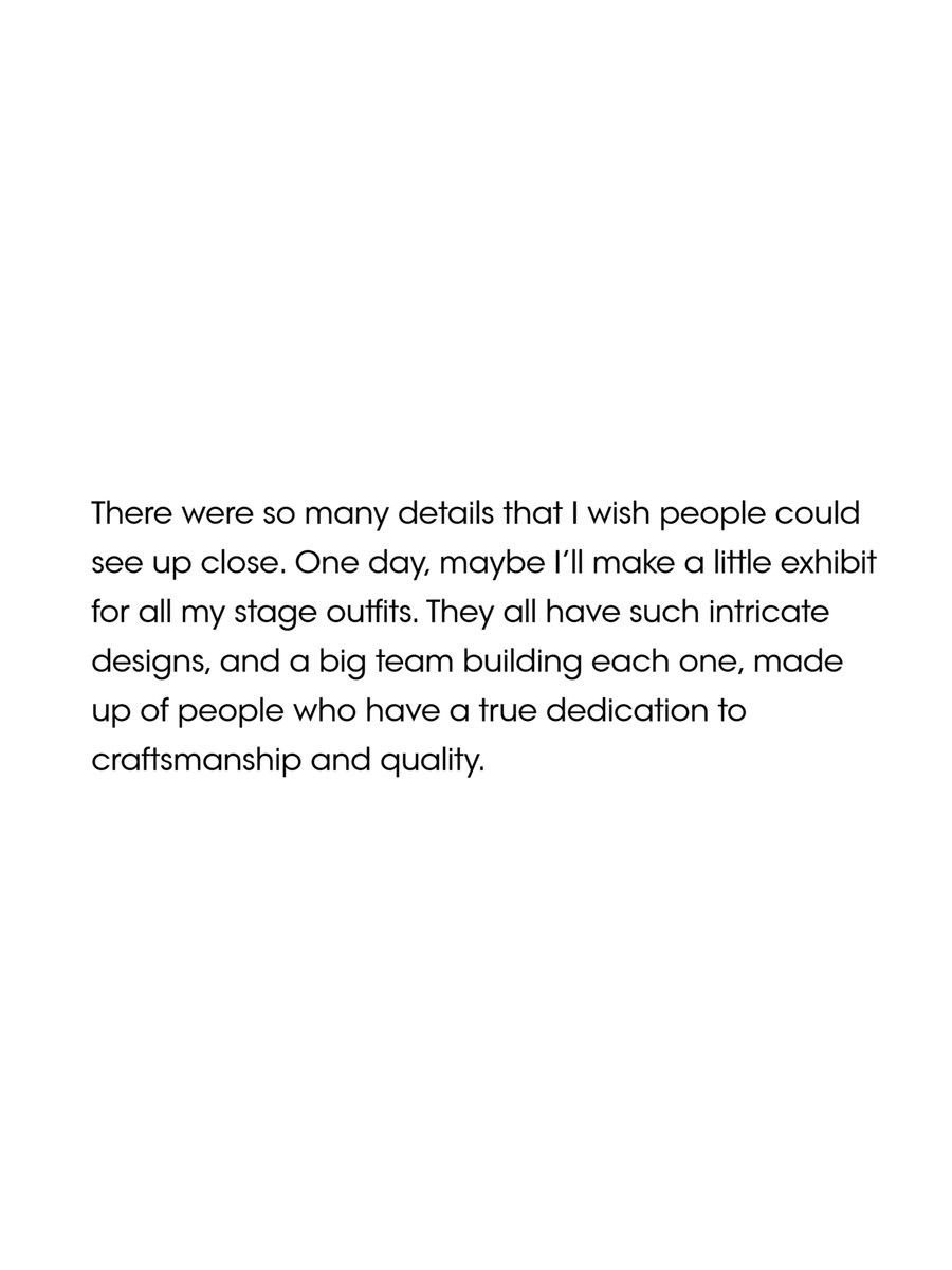 chappell roan on opening a costume exhibit one day!

"one day, maybe i’ll make a little exhibit for all my stage outfits. they all have such intricate designs, and a big team building each one, made up of people who have a true dedication to craftsmanship and quality."