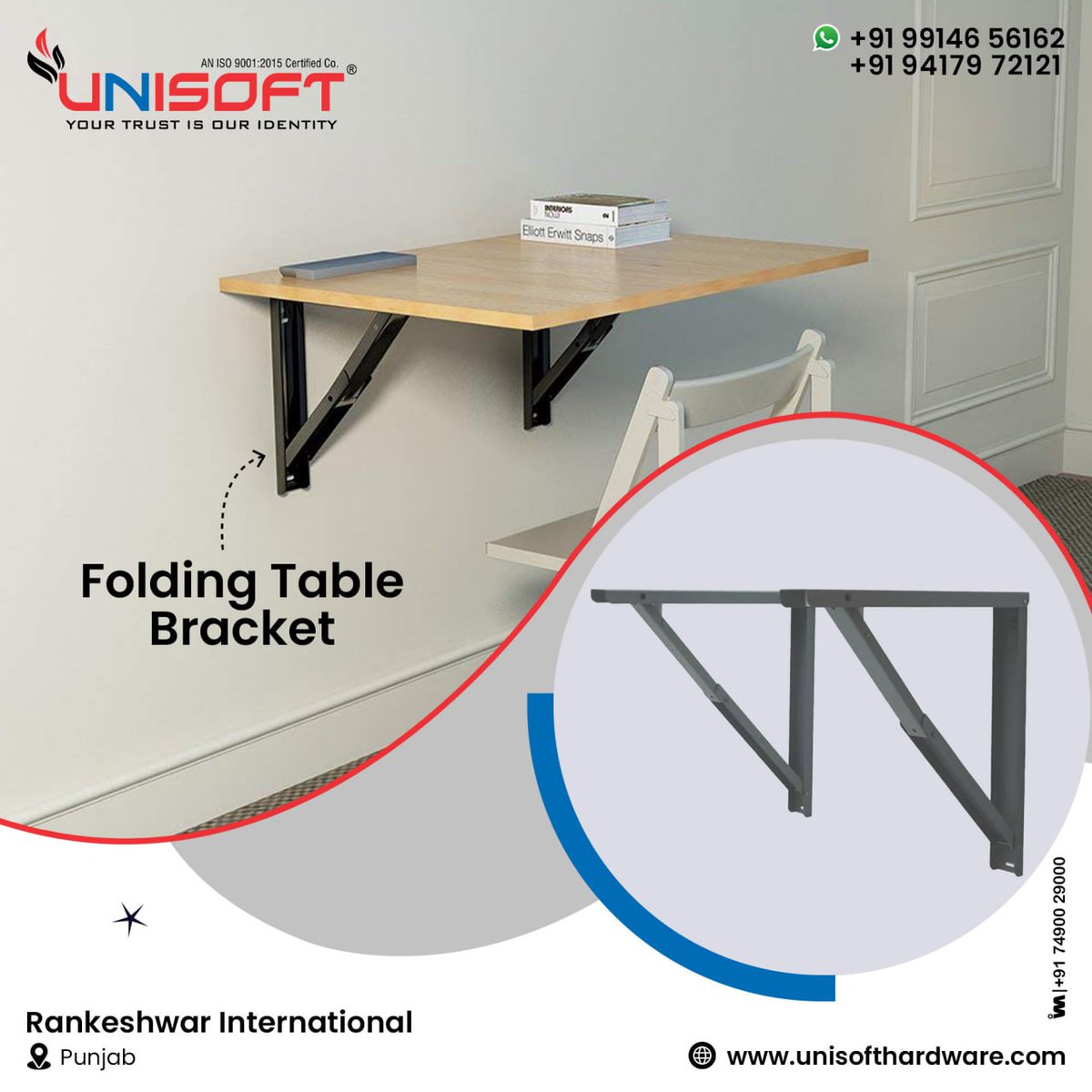 ibais_hardware's tweet image. RANKESHWAR INTERNATIONAL - PUNJAB

For enquiry via WhatsApp click:
ibais.biz/9914656162

Mr. Suksham Modi : +91 99146 56162
#foldablebracket #tablebracket #hardwareproduct #hardwarefitting #furniturefitting #furniturehardware
.
@ibais_hardware