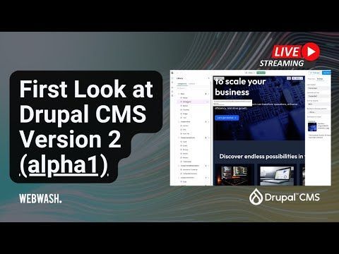 reisquarteu's tweet image. First Look at #DrupalCMS Version 2 (alpha1) + #DrupalCanvas: youtube.com/live/dAkNEA4u2… #Drupal #video #tutorial