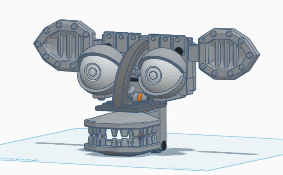 Sykis_omnise's tweet image. endo  02 figure head DONE, now to do EVERYTHING ELSE #fnaf #blender3D #3Dprinting