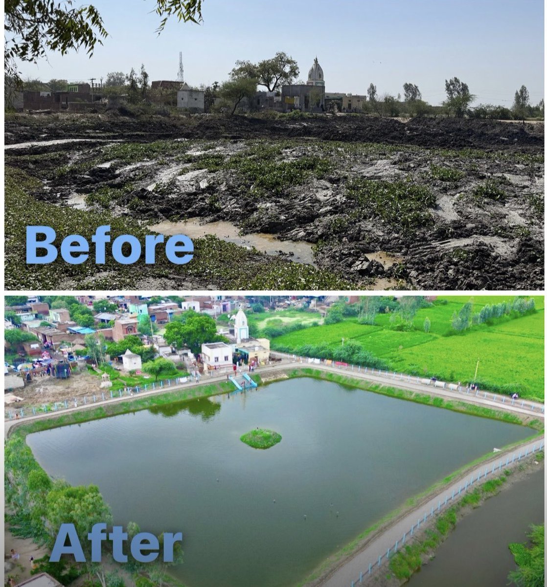 मैंने किसी तालाब को ज़िंदा नहीं किया।
बल्की तालाबों ने मुझे एक नई जिंदगी दी है ।।

किशोरी कुंड , मथुरा , उ. प्रदेश