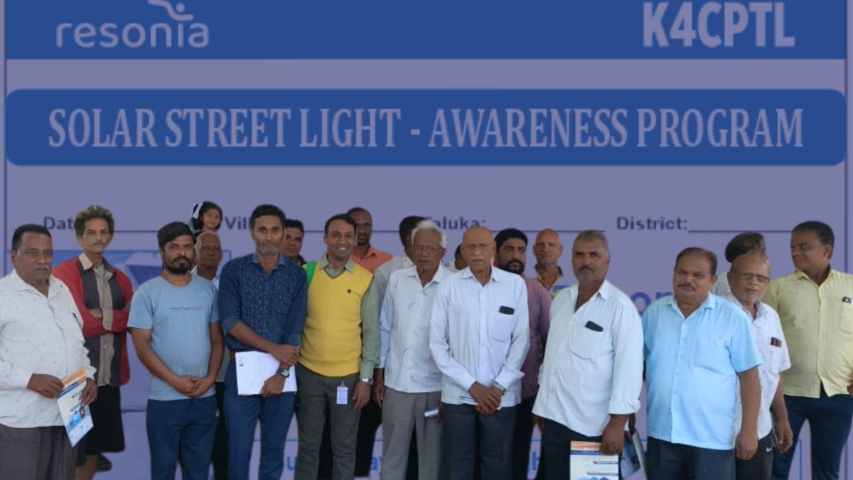 DeepakFoundatio's tweet image. Solar street lights installed across villages in Valsad, Navsari &amp;amp; Surat with support from Resonia Ltd and Deepak Foundation—boosting night safety &amp;amp; rural development. Villagers report better safety for women &amp;amp; seniors and request more lights at key locations.
#CSR #SolarLighting