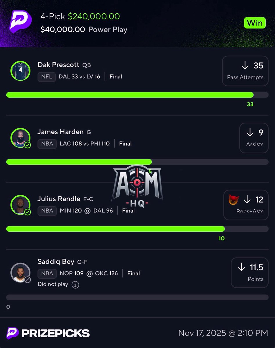 $500 to 9 random followers who: LIKES + RTs🤑

PREMIUM SWEPT TWO PRIZEPICKS 10x NUKE FOR $490k😳💰

🚨𝟳𝟬% 𝗢𝗙𝗙 𝗣𝗥𝗘𝗠𝗜𝗨𝗠 𝗟𝗜𝗡𝗞
👉🏽fanbasis.com/cdl_aim

DO NOT KEEP MISSING OUT ON THIS RUN, DAY 3 IS TOMORROW🔥