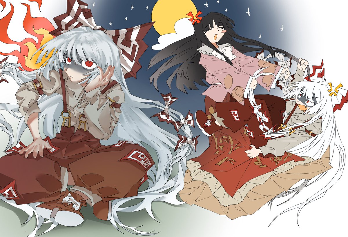 lei_niao3375's tweet image. 约稿
#東方PROJECT
#てるもこ
我好爽啊！