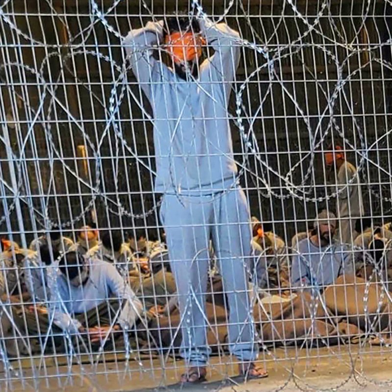 DaniMayakovski's tweet image. Carceleros sionistas admitieron que los rehenes palestinos secuestrados por &quot;Israel&quot; en el campo de concentración de Sde Teiman, permanecían encadenados hasta que se les pudrían las extremidades, que luego les amputaban sin permiso.

Además confesaron que los palestinos eran…