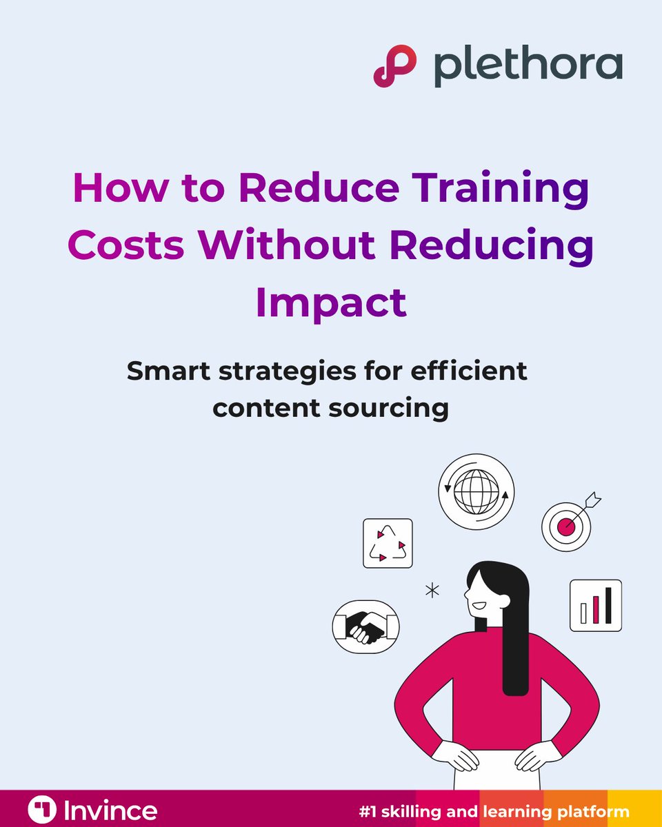 Invincetech's tweet image. 💸 Training costs rising, but impact isn’t?

Shift from creating everything to curating smartly.
Plethora helps cut costs without cutting quality.

👉 Smarter learning, lower spend.

Book Demo - invince.ai/upsidelms/lear…

#LND #ContentCuration #Plethora