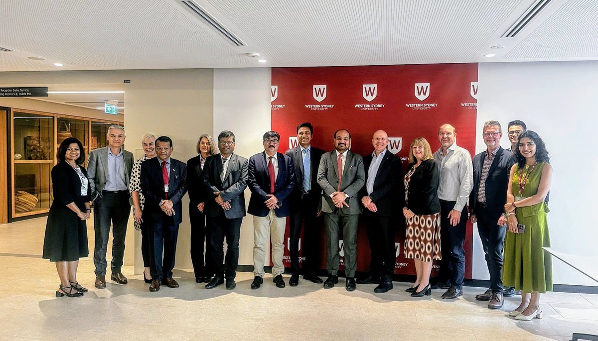 Dr. M. L. Jat, DG #ICAR, visited Western Sydney University for the AIWC Symposium 2025 and signed Annexure IX of the ICAR–WSU Work Plan, strengthening Indo-Australian collaboration in climate-resilient agriculture, water sustainability, dual-degree programs &amp; capacity building.