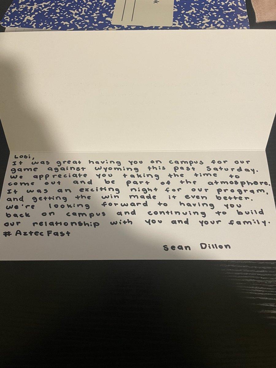 Thank you for the handwritten letter <a href="/SeanDillonSDSU/">Sean Dillon</a> Much Love!!!
<a href="/SutterFootball/">𝕊𝕦𝕥𝕥𝕖𝕣 𝔽𝕠𝕠𝕥𝕓𝕒𝕝𝕝</a> <a href="/grind_30/">GRIND:30</a>