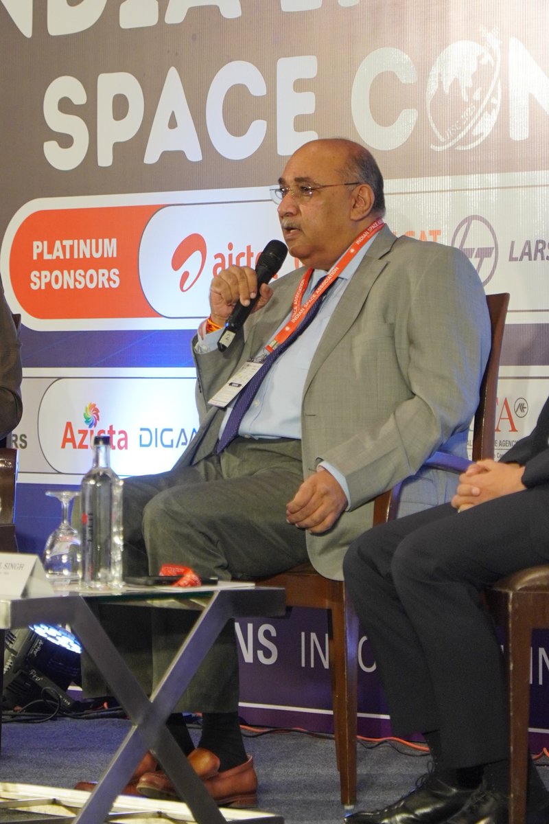 ISpA_India's tweet image. Dr P.R. Jaishankar shared valuable insights on funding mechanisms driving space innovation and infrastructure growth. @Jaishankar_PR @IIFCL @IIFCLProjects #ISC25