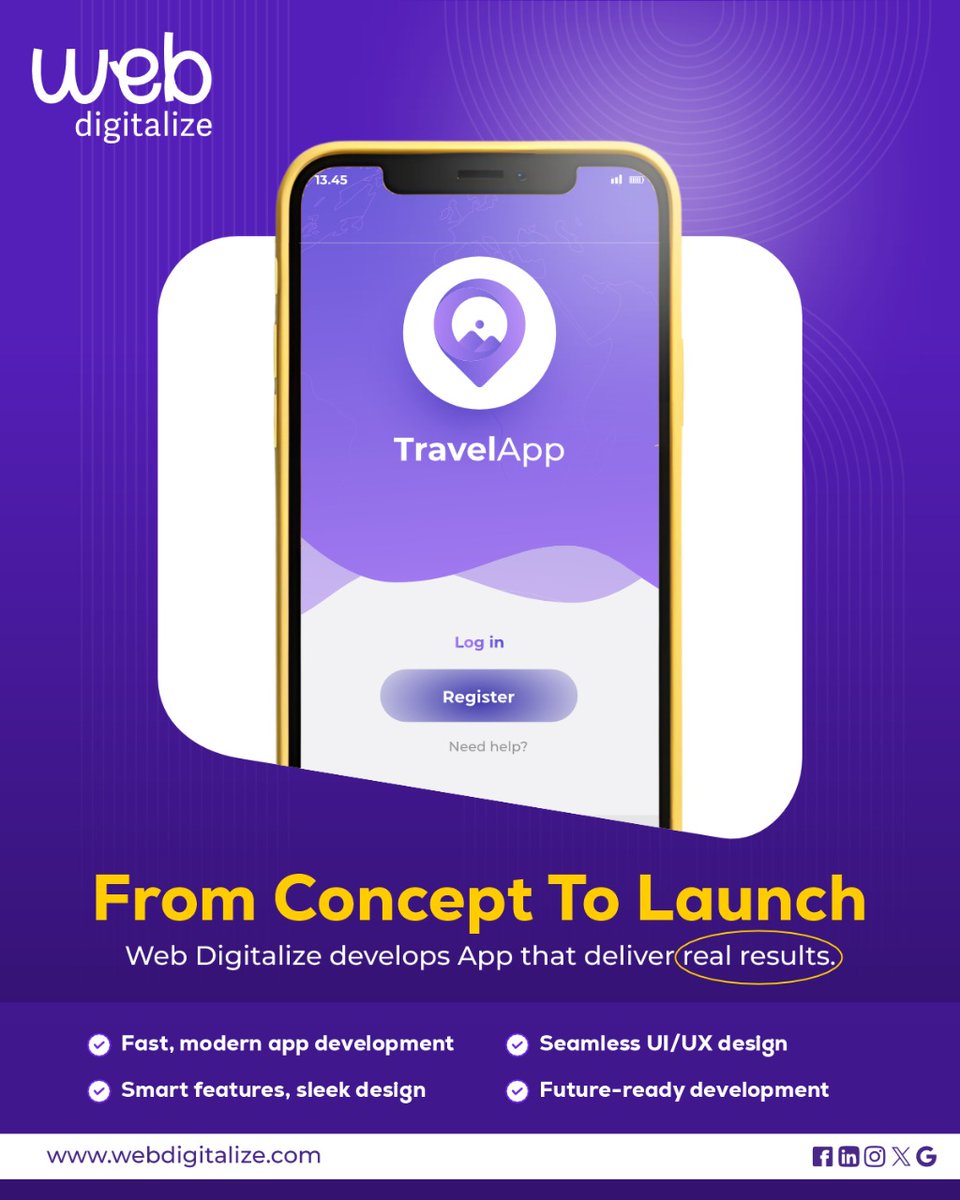 WebDigitalize's tweet image. 🚀 From concept to launch — we build apps that deliver real results!
Smart features, sleek design &amp;amp; future-ready development. Let’s create something powerful together.
🌐 webdigitalize.com
📞 +91 8433503129

#WebDigitalize #AppDevelopment #UIUX #TechSolutions #Innovation