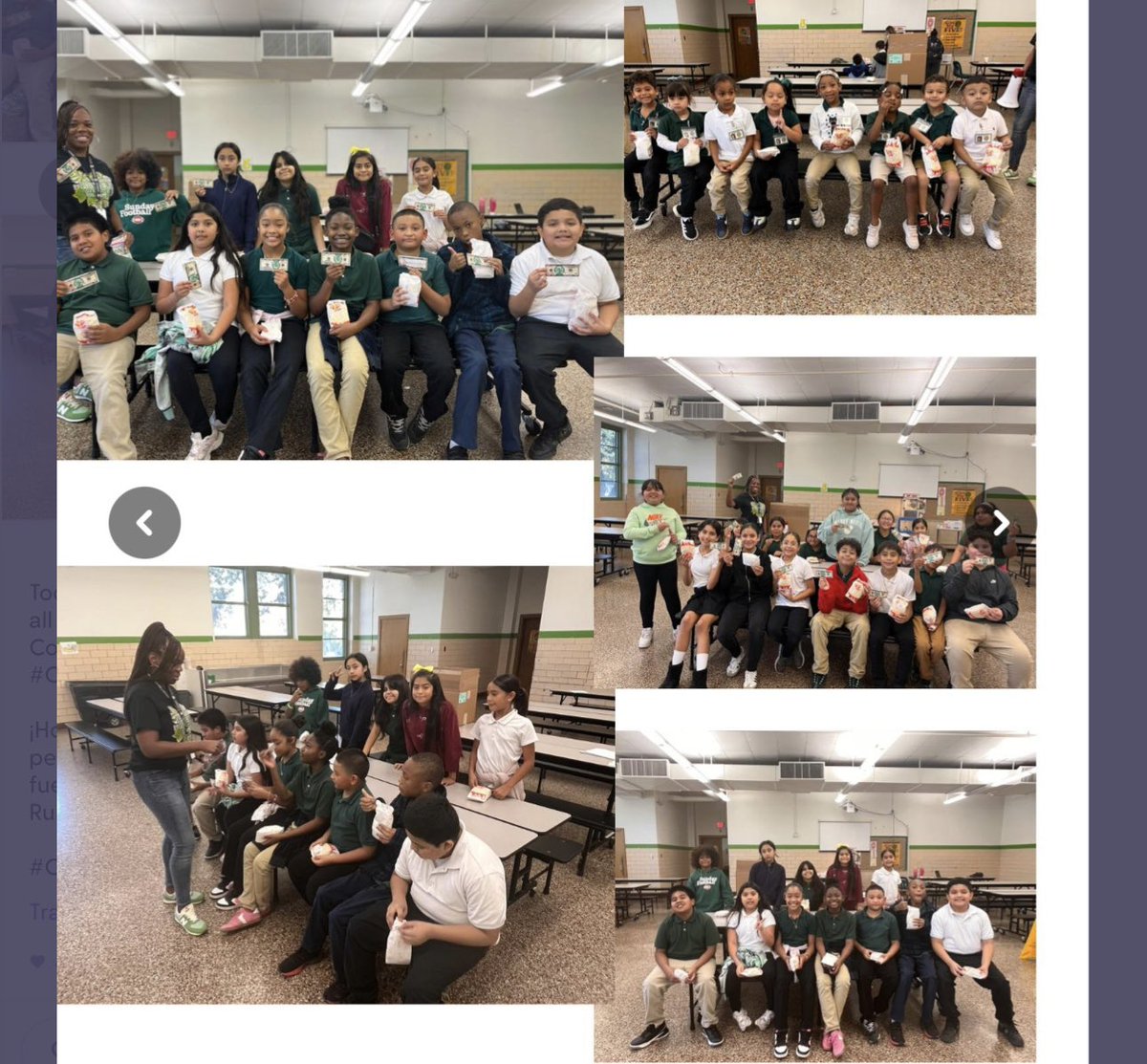charapace08's tweet photo. Today, we celebrated our Roadrunners with perfect attendance for the week of 11/10. They enjoyed a popcorn party and Russell Bucks 💵 #SOCvt #BuiltIIWin @ClintonPRussell @UmojaTurner https://t.co/jtdTBdNnex