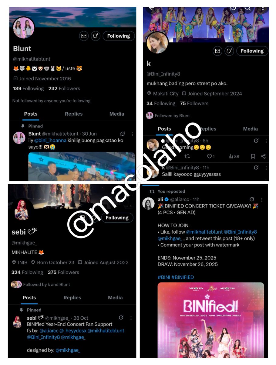 macolaiho's tweet photo. @aliarcc @mikhaliteblunt @Bini_Infinity8 @mikhgae_ https://t.co/OQIknTdY8Z