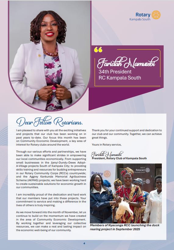 Just in case you hadn't yet read it, please do create time to read our monthly magazine (October Issue). We share factual recounts of #RotaryEyamba <a href="/faridahfah/">Faridah Namutebi</a> <a href="/odagacharles/">Charles Odaga</a> <a href="/rkkkalungi/">Richard Kalungi K, Home Dokita</a> <a href="/WKasujja/">Wendy Kasujja</a> <a href="/MagicLeft11/">Innocent Ndawula</a> <a href="/CliveKyazze/">OMUTEGEKE | 🇺🇬🎙️</a> <a href="/beloved_nim/">Irene Namuli</a> <a href="/GKitakule/">Geoffrey M. Kitakule</a> <a href="/FrankFayo/">Frank Fayo Nyakahuma</a>