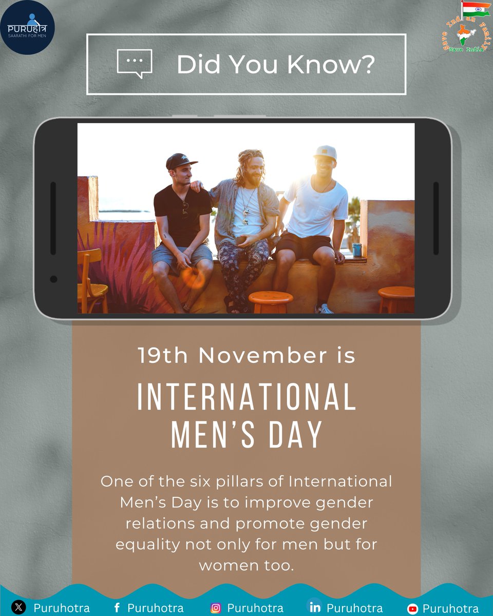 Did you know 19th November is #MensDay ?