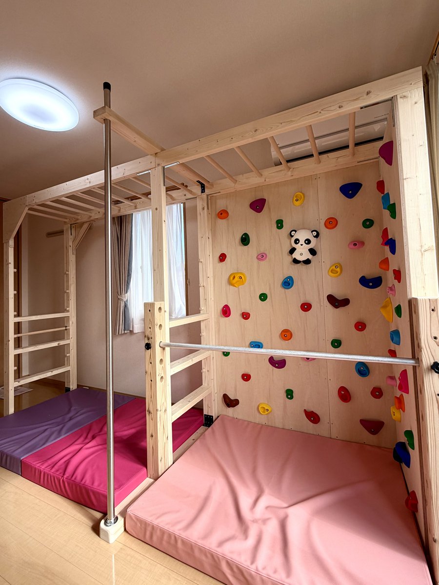 左右の長さは3100、幅は600 ボルダリング🐼付、🐼欲しい方は🐼希望と