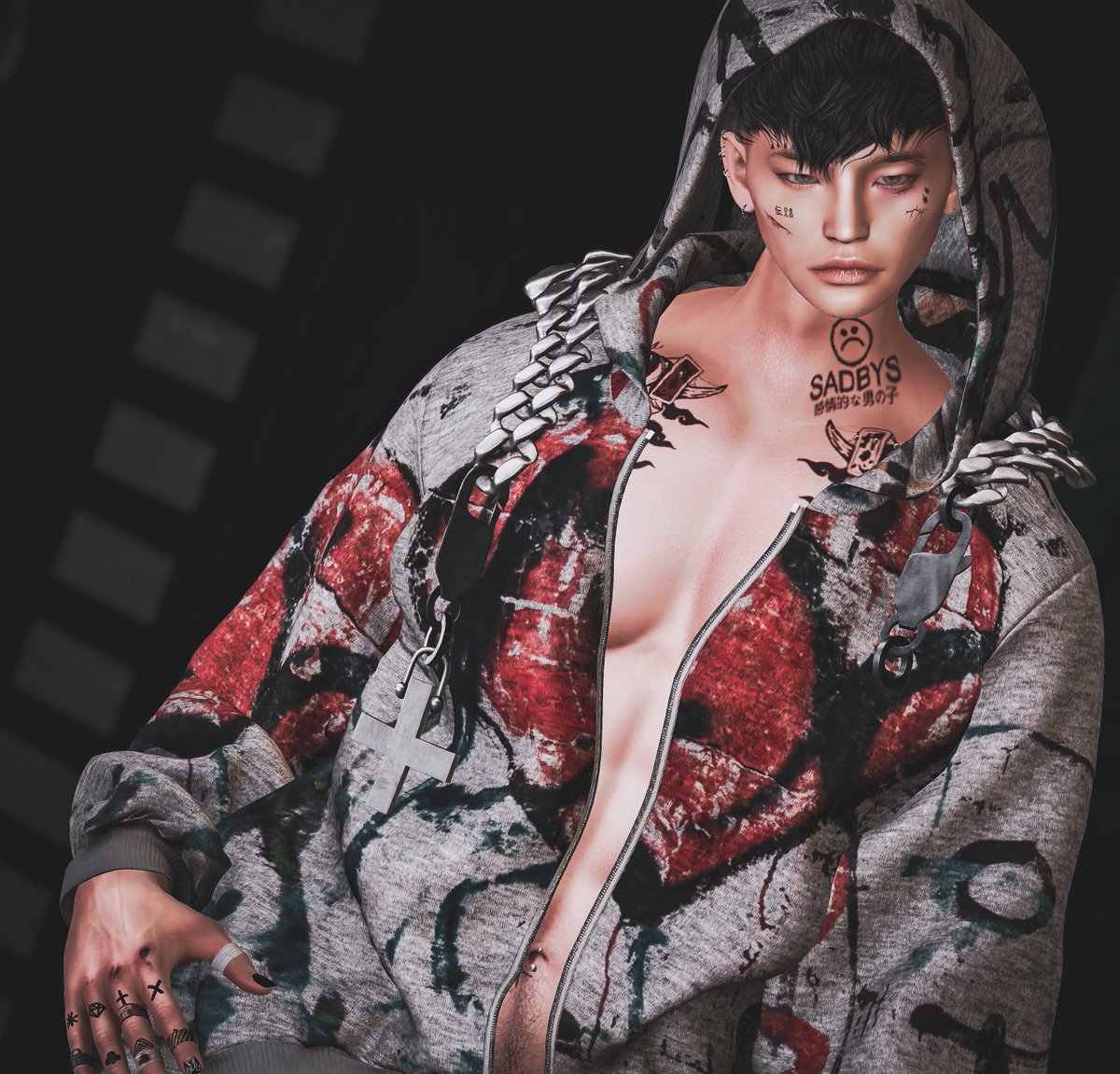 Aki_Gunshin's tweet image. [ AGATA mode ]
Drew hoodie and Earl necklace
Oliver pants
@Sora_Tatham  @AGATA_mode