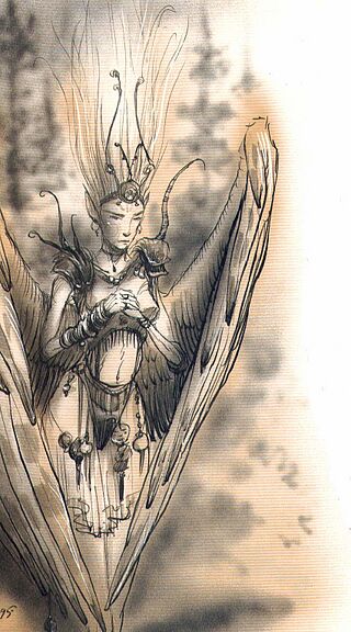 OldSchoolRPGArt's tweet photo. Tony DiTerlizzi (@tonyditerlizzi) - Art from πππ’π―π¦π΄ π°π§ ππ°π―π§ππͺπ€π΅ (Dale Donovan, Colin McComb, and Monte Cook), AD&D 2e, 1995, TSR, Inc. #TSR #fantasyart #ttrgp #ttrpgs #ttrpgart #dnd #dndart https://t.co/9Xg8NBJl2z
