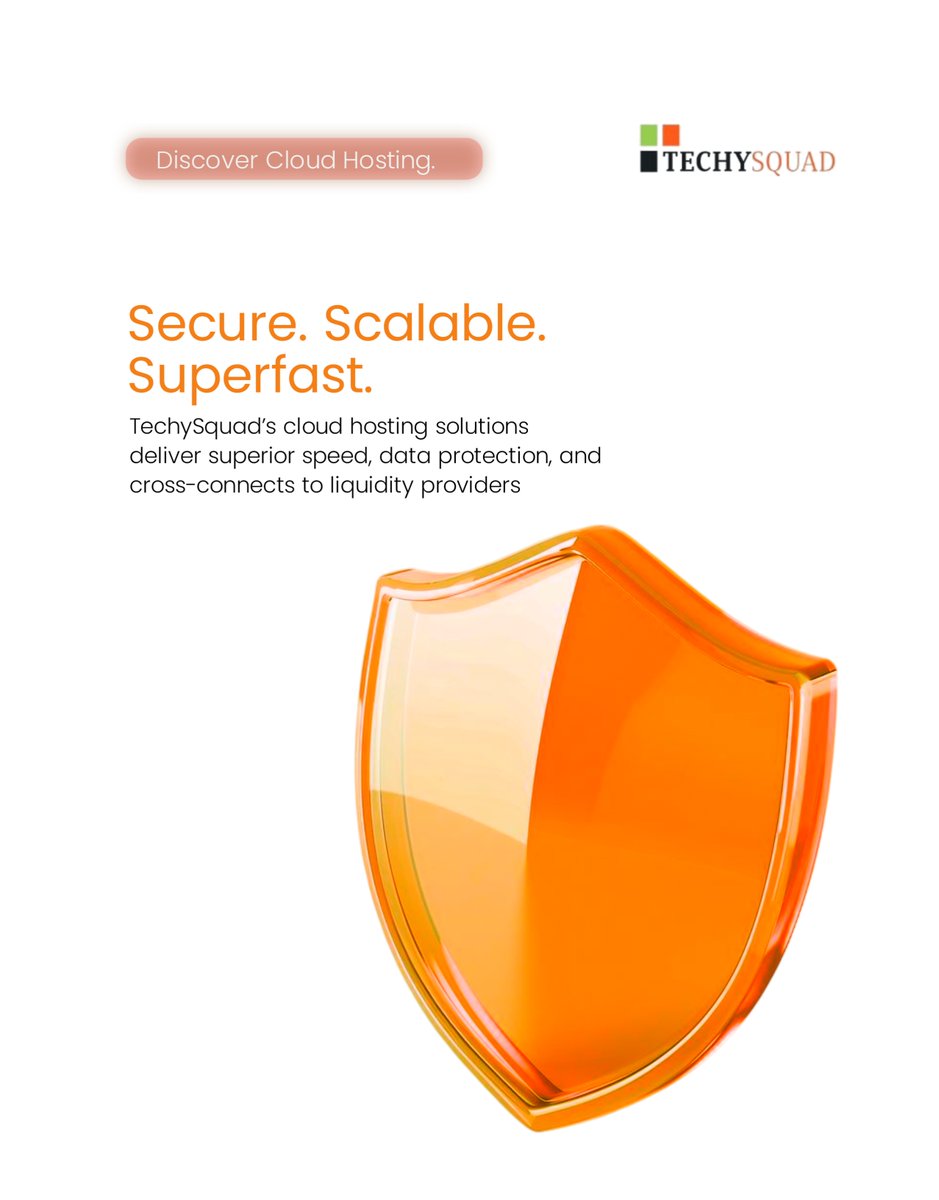 Techysquadd's tweet image. 🔒 𝗦𝗲𝗰𝘂𝗿𝗲. 𝗦𝗰𝗮𝗹𝗮𝗯𝗹𝗲. 𝗦𝘂𝗽𝗲𝗿𝗳𝗮𝘀𝘁.

With 𝗧𝗲𝗰𝗵𝘆𝘀𝗾𝘂𝗮𝗱 𝗖𝗹𝗼𝘂𝗱 𝗛𝗼𝘀𝘁𝗶𝗻𝗴, you get:
⚡ Lightning-fast execution
🛡️ Enterprise-grade data security
🔗 Seamless cross-connects to liquidity providers

#Techysquad #CloudHosting #FintechSolutions