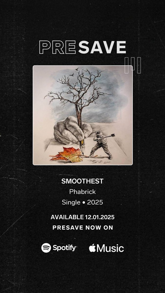 Phabrick's tweet photo. PRE SAVE MY NEW SONG..🎶 https://t.co/KteONP4oOv https://t.co/EYwpkCINii