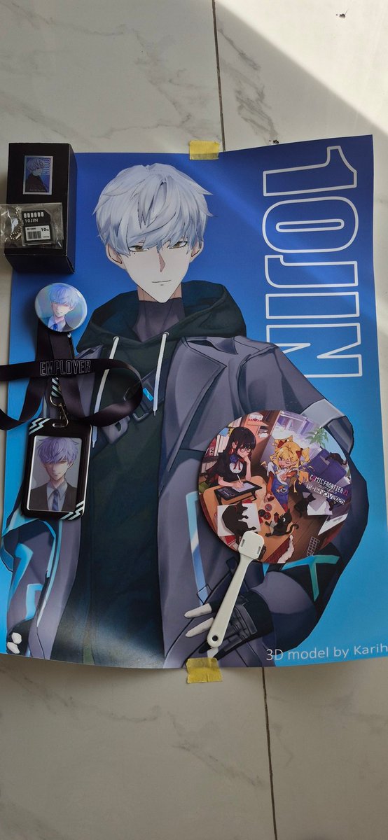 kurideecee's tweet photo. #comifuroloot #comifurohaul #cf21loot #cf21haul Loot thread, starting off with Official 10JIN Merch from Paguyuban Anomali #10JIN_ https://t.co/wQxeDeoLJ8