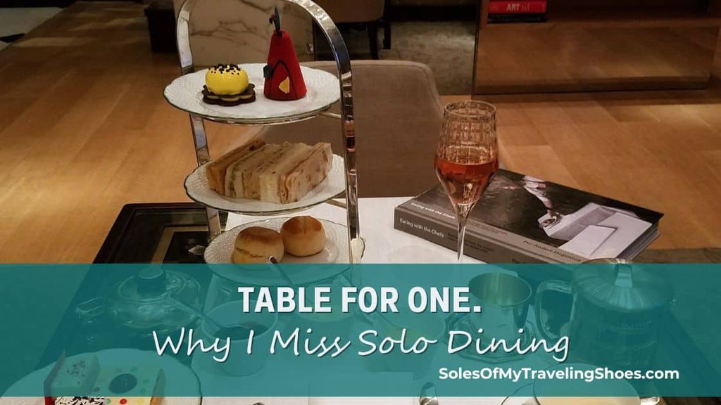 solestraveling's tweet image. A Table for One (and Why I Miss It): lttr.ai/AlD6U

#solodining #diningalone #tableforone
